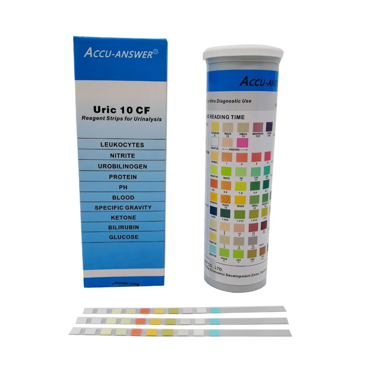 Factory supplier urine test strips 10 parameters urine test paper