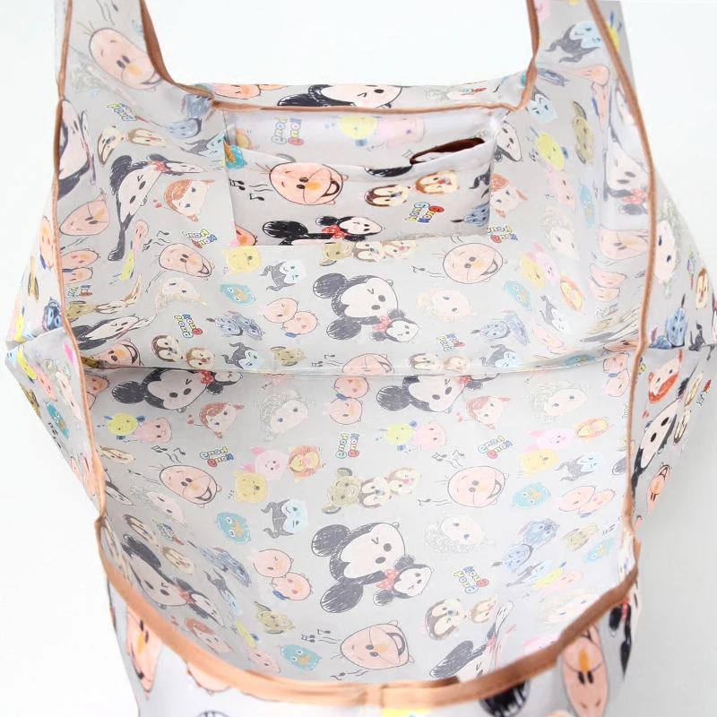 promotional wholesale customized printed recycled polyester foldable folding shopping tote bags