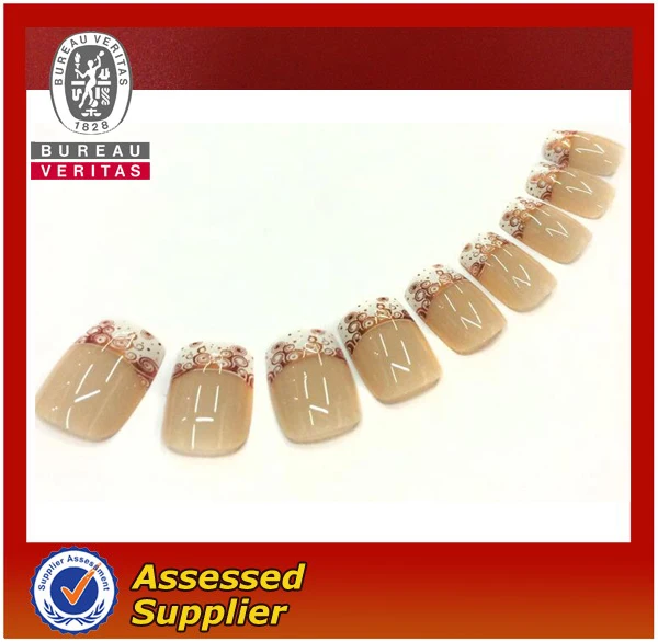 
Artificial fingernails designed Nail art french tips /ABS fake nails for kids 