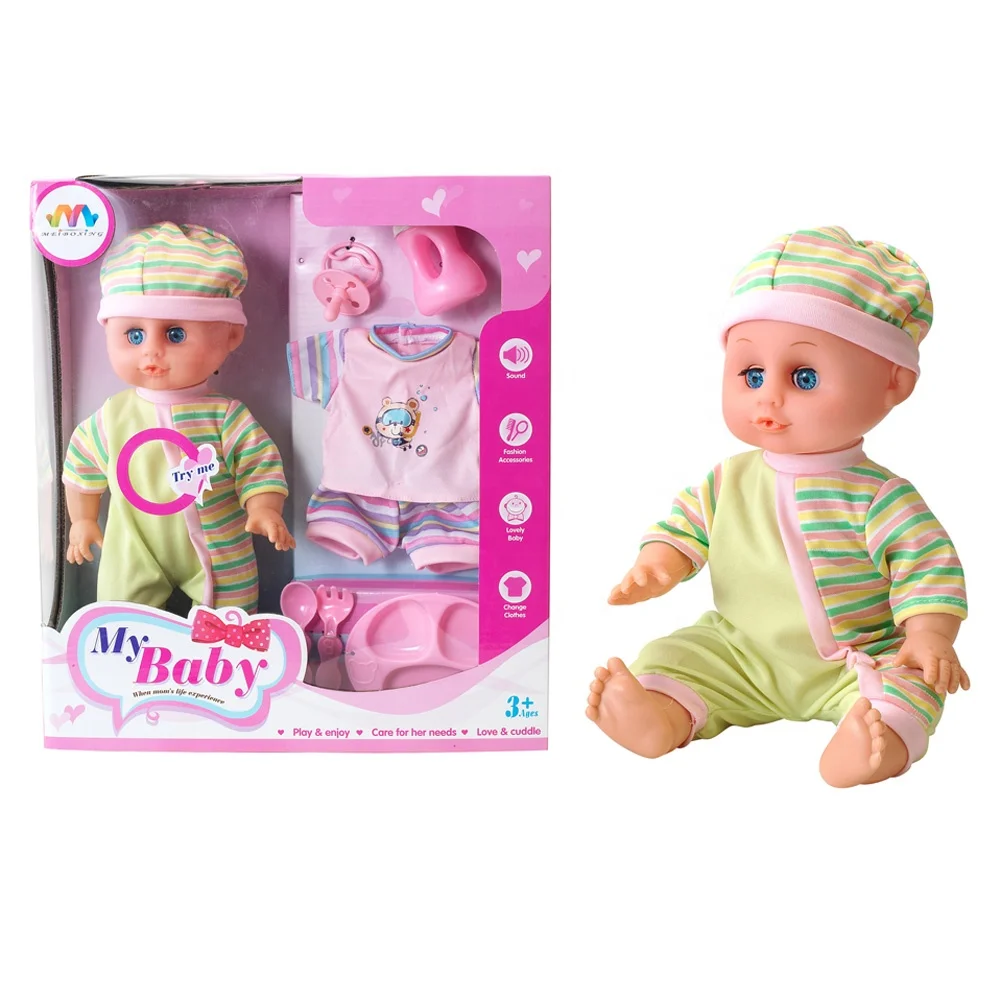Change clothes baby doll 16 inch lifelike reborn baby doll .