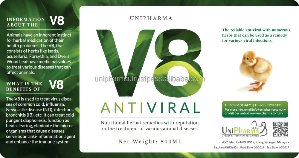 Animal Herbal-Antiviral Herbal-High quality product-Unipharma