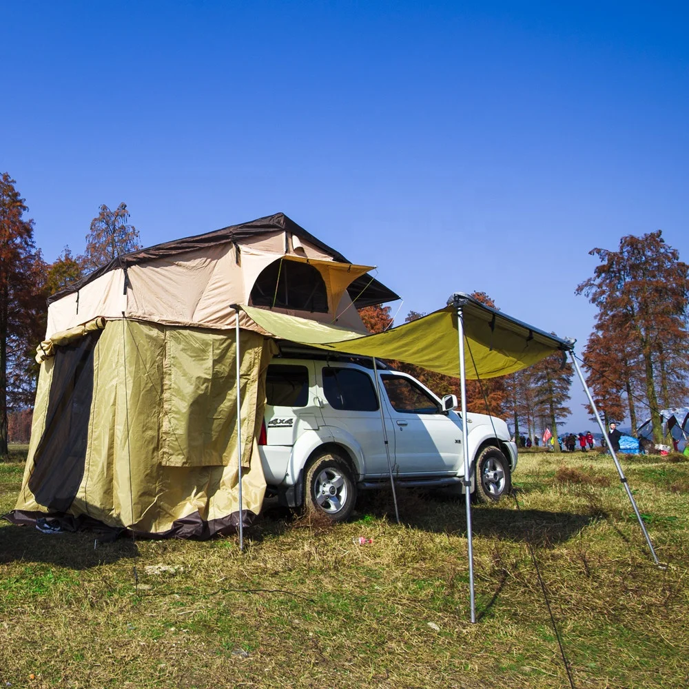 Sun Proof Auto Car Roof Tent For 2 Persons Folding Roof Top Tent
