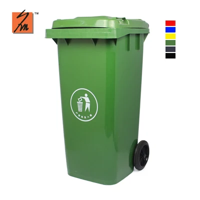 Commercial 100 120 240 360 Liter Waste Bin Outdoor Pull Out Waste Bin Street Recycle Trash Can