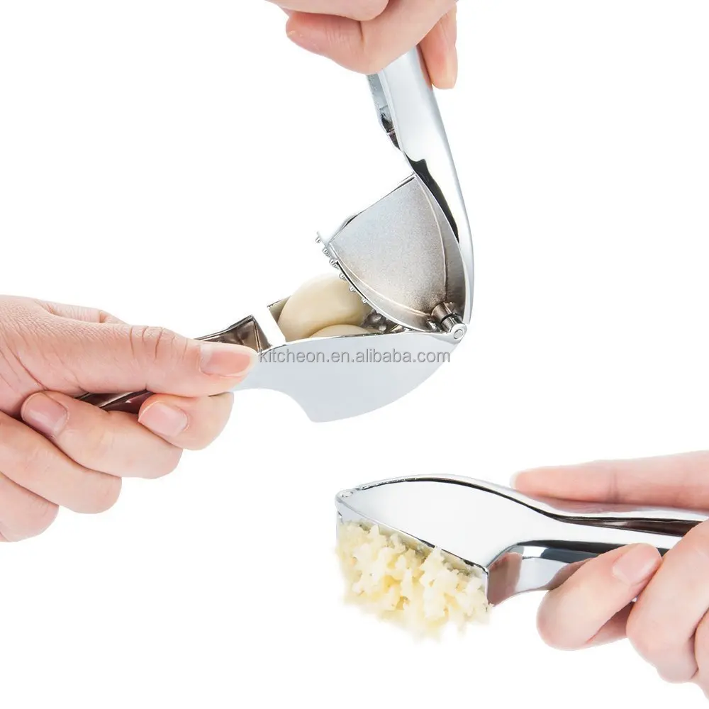 Professional Zinc Alloy Garlic Press Chopper