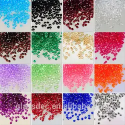 All sizes color Acrylic Crystal Diamond Vase filler Scatters Wedding Party Confetti Table Scatters Decoration