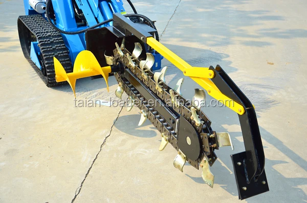 ditch witch walk behind tractor trencher for MS500 steer loader