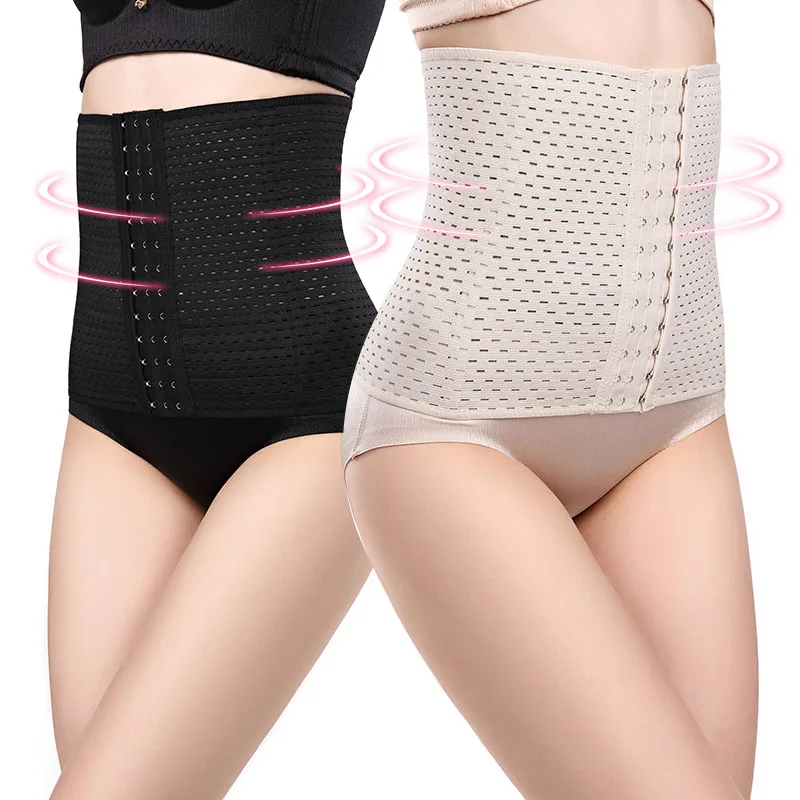 
Cheap Corset Steel Boned Belly Band Waist Body Shaper Women Waist Trainer 