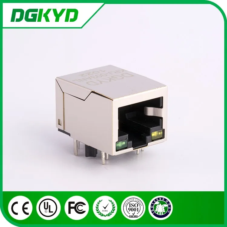DGKYD KRJ-003ANL Однопортовый экран 8P8C с внутренним трансформатором 10/100 BASE-TX RJ45 Женский Разъем