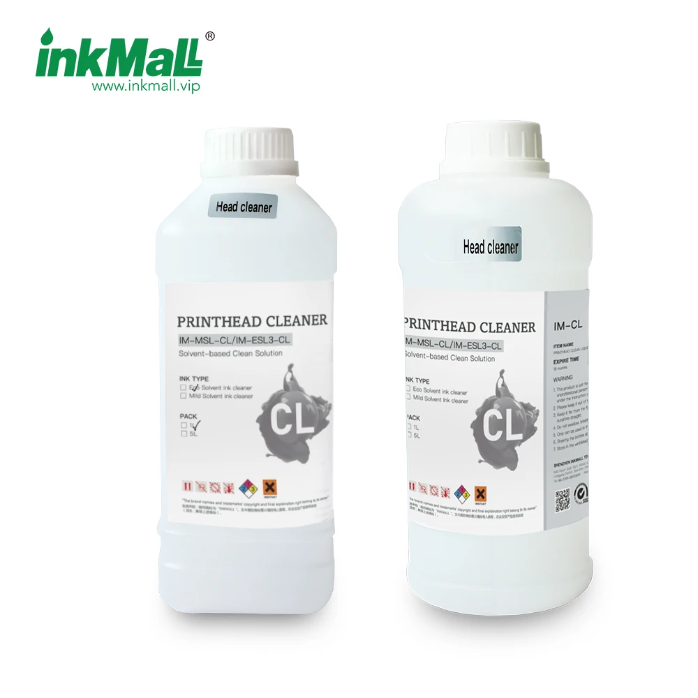 High efficient clean eco solvent ink cleaning solution for EP dx4/5/6/7 printhead