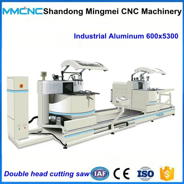 Double Head 45 degree 90 degree aluminum profiles miter saw angle cutting machine