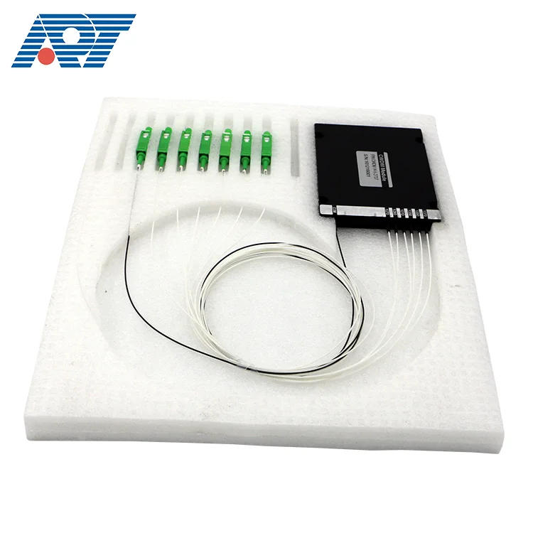 Single Fiber 1270nm К 1610nm Разъем LC 8 Каналов CWDM MUX DEMUX Стальная Трубка Модуль Мультиплексора