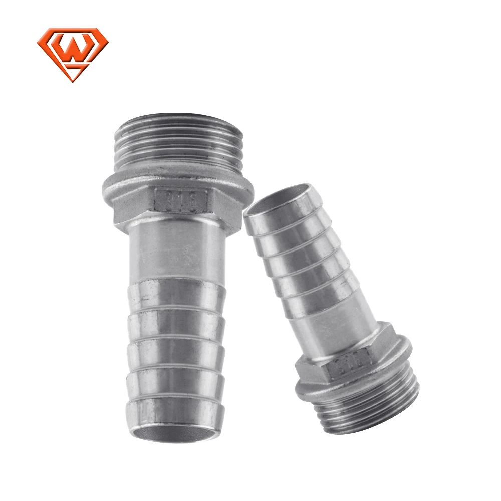 NPT Thread Hex Nut Pipe Nipple Stainless Steel Female Male Reducing Hexagon Pipe NIpple