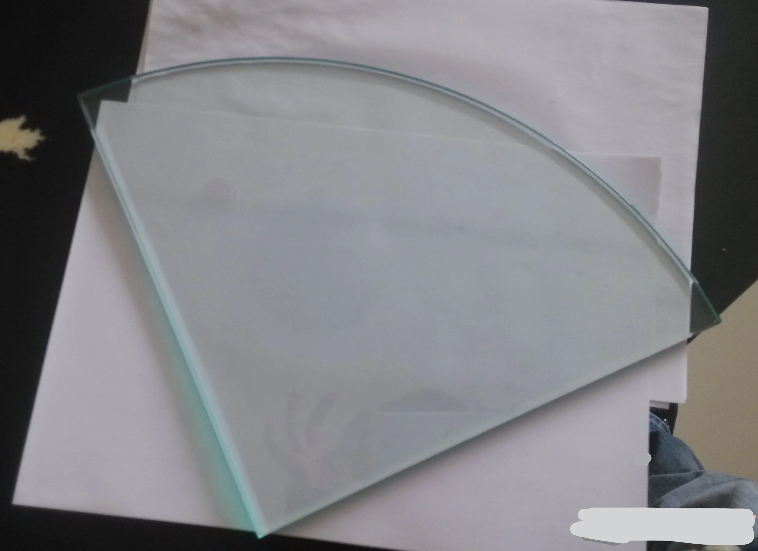 
12mm Tempered Bathroom Glass Shelf 