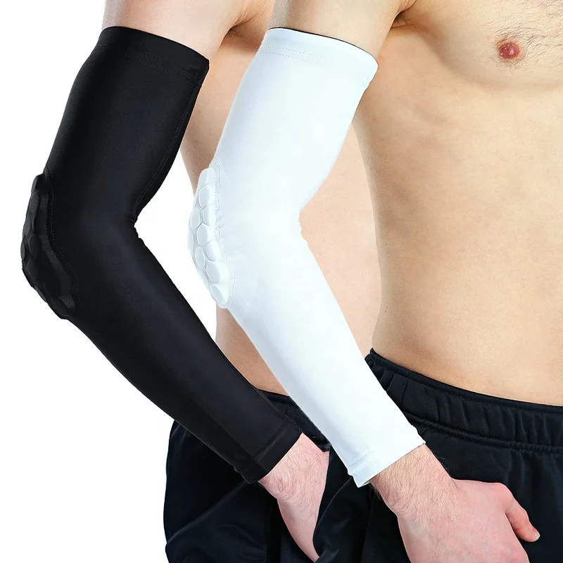 Hot selling  Basketball Armband Extended Sports sleeves Anti-collision Arm Elbow Pads sleeves