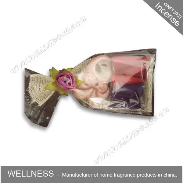 эко- дружественных ладана конуса в пвх сумки опт