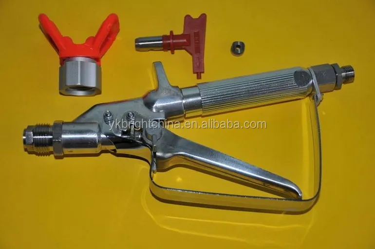 Airless Paint long pole Spray Gun Inline ceiling High 3600 PSI 517 TIP Swivel Joint For GR WR Sprayers