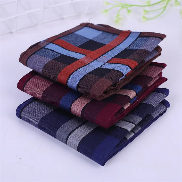 
New Coming Custom Design 100% Cotton Handkerchief Mix Colors Mens Handkerchief 