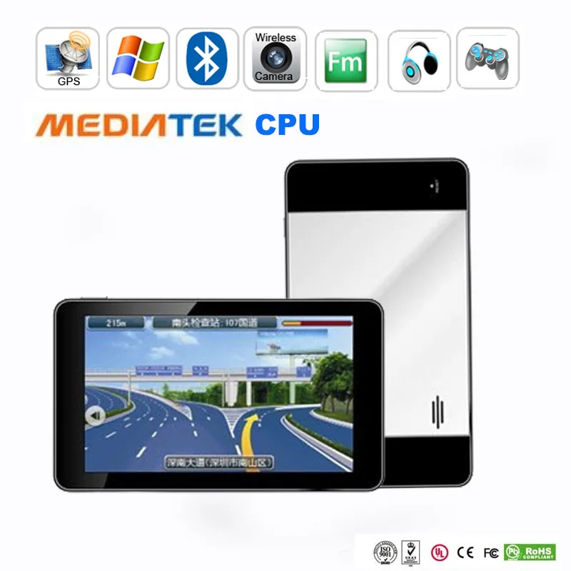 Великобритания 7 дюймов авто GPS спутниковой навигации 4 ГБ 128 м Blutooth fm-av в навигации + карта