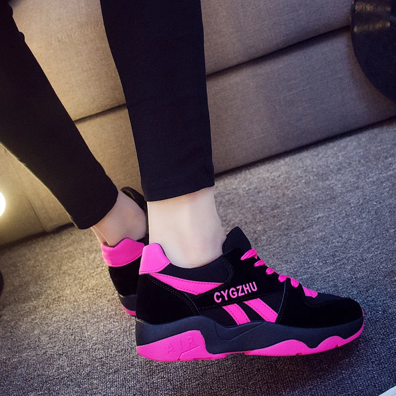 
Factory Price Colorful casual Student shoes Fashion Sport womens platform shoes 