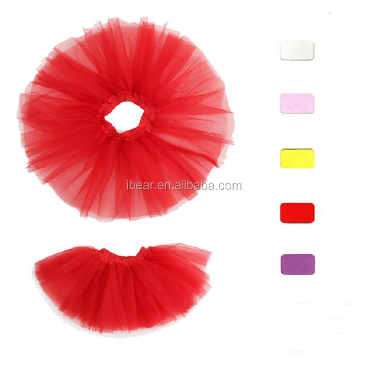 Wholesale Little Girls Princess  Simplicity baby Classic Elastic 2-layered Tulle Tutu Skirt
