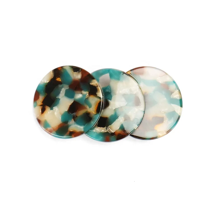 New Fashion Round Hair Barrette Interesting Three Circles Hair Clip French Acetate Hair Jewelry