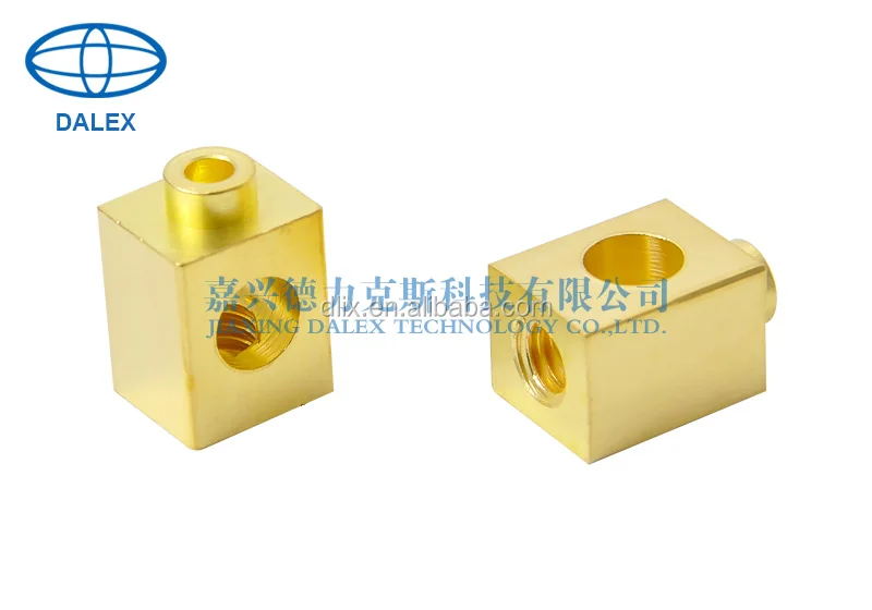 
automatic lathe processing parts/brass internal thread nuts/female thread brass parts 