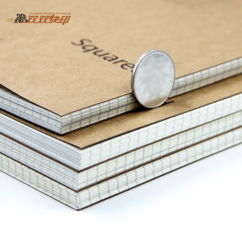 NP002 factory price dot grid custom spiral kraft notebook printing