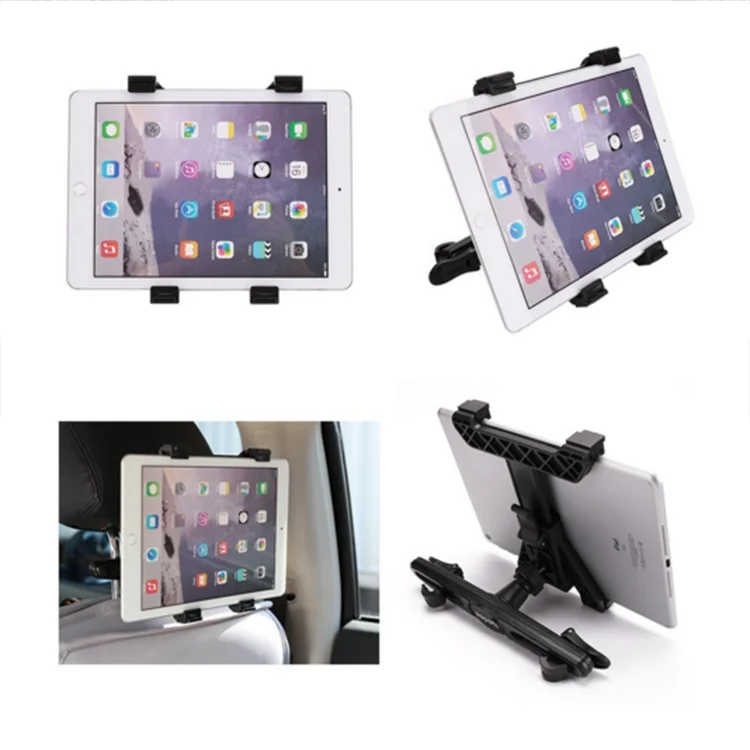 OBSHI High quality 360 degree tablet mount car headrest holder for Ipad PC