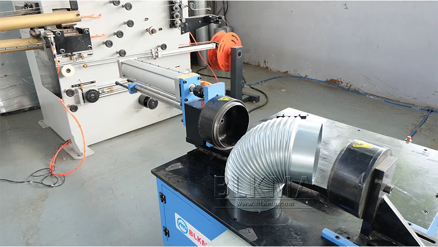 BLKMA electric Bellows tube bending roll machine