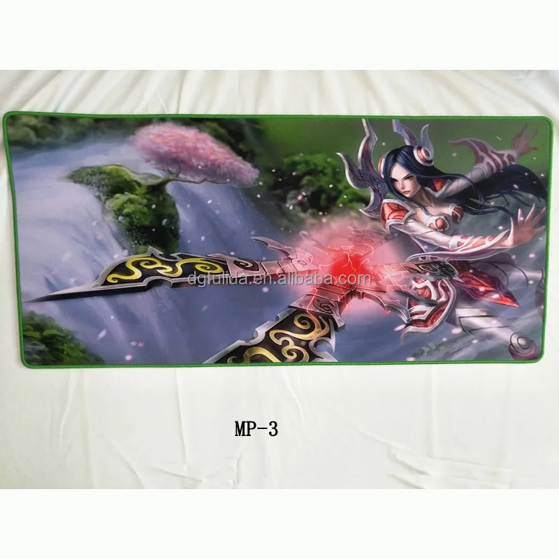 Custom Logo Printing liquid proof fabric XXL large size extended Over locking computer game Mouse pad