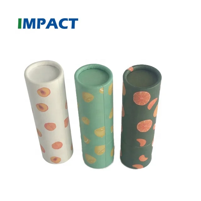 1 oz 30 g Custom Kraft Paper Tube Cardboard Lip Balm Tubes