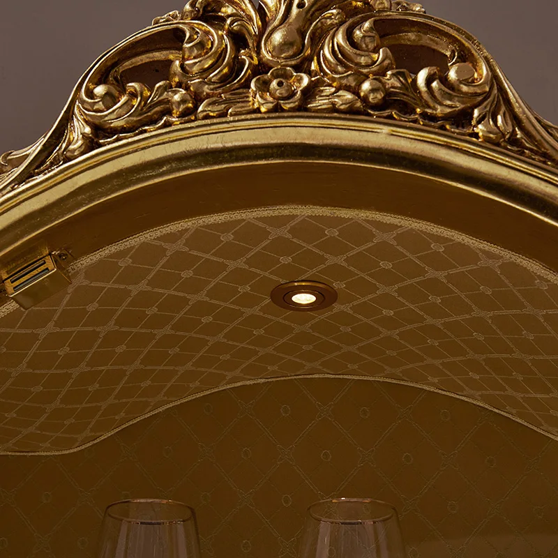 Classic living room furniture Hand made Luxury Italian Wooden Solid Wood Kitchen Cabinet