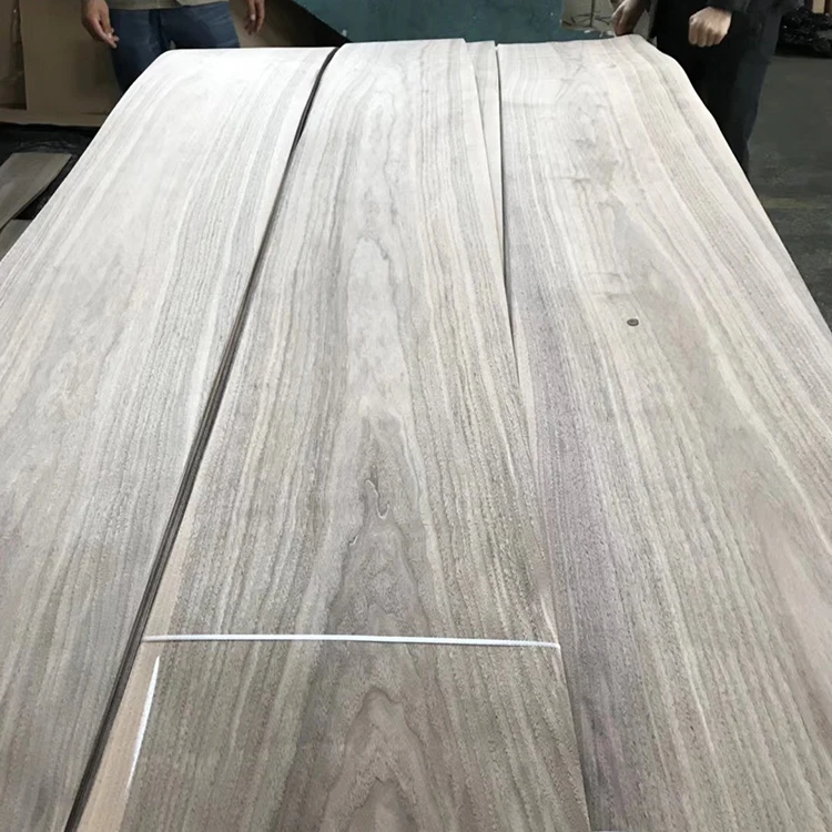 Factory Supply Natural Sliced Veneer Black American Walnut Wood Veneer Sheet