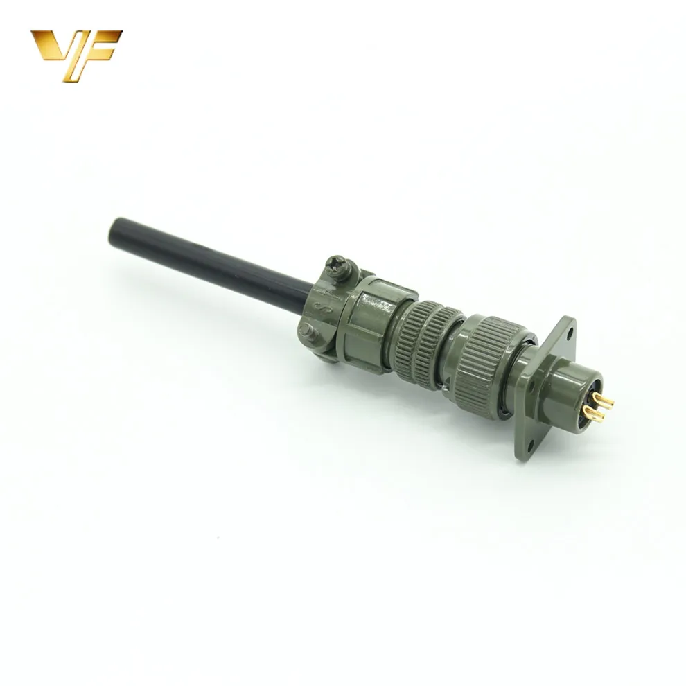 Military MS3106A ip67 2 and 3 pin round type connector