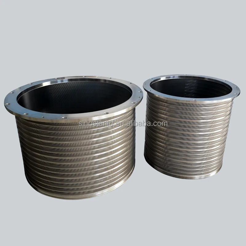 paper pulp screening second stage pressure screen basket