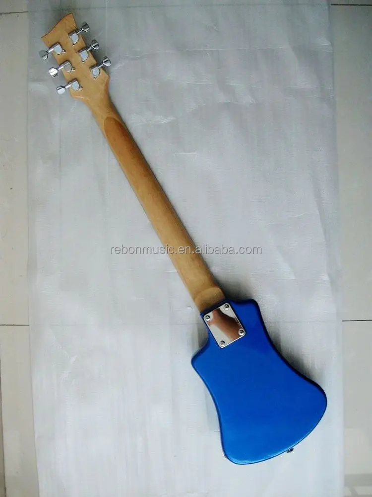 Weifang Rebon 6 String travel mini electric guitar with small body