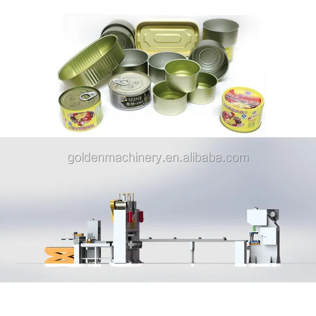 2 piece can making machine for canned food, sardine, tuna, tomato paste production line