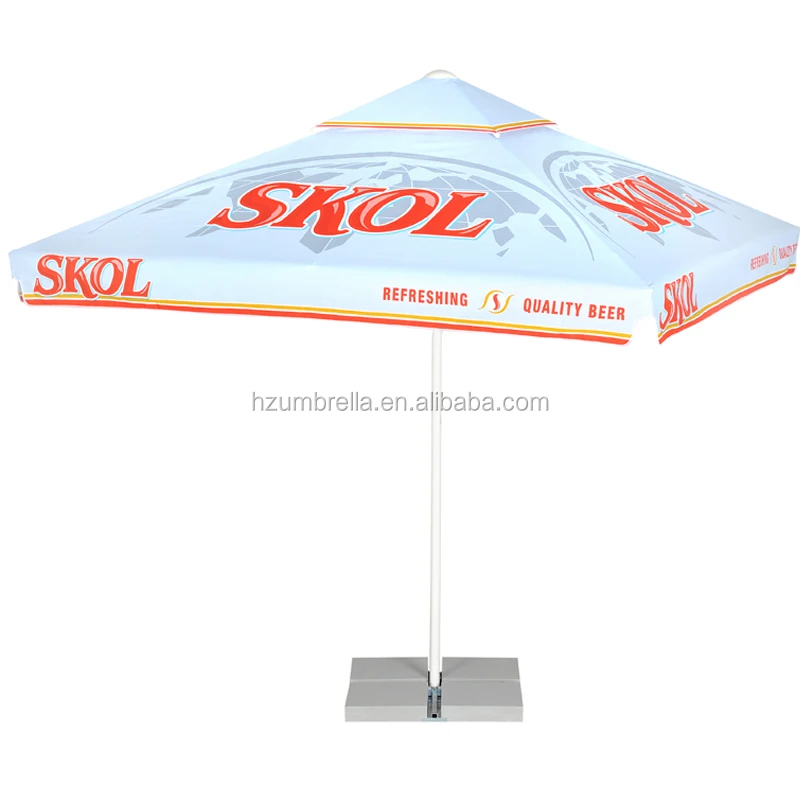 Aluminum frame big 3.5x.3.5m garden umbrella hot sell patio umbrella for 2024