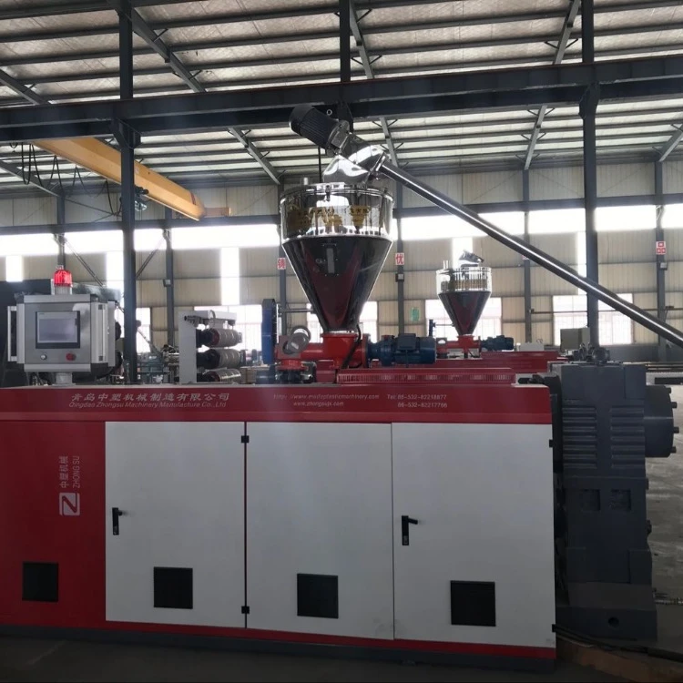 Линия по производству искусственной мраморной доски SPC/блок для производства экструзионной машины