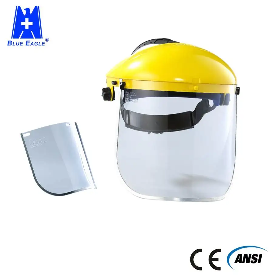 Taiwan Manufacturer EN166 ANSI Z87.1 Safety Eye Protection Anti-fog Face Shield Mask