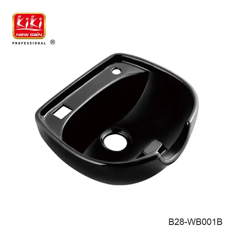 KIKI NEWGAIN Modern Ceramic Salon Shampoo Bowl Backwash Basin for Beauty Salon