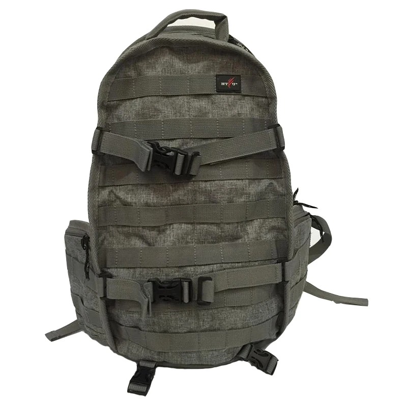 Custom canvas military tactical backpack skateboard bag with 2 board straps
