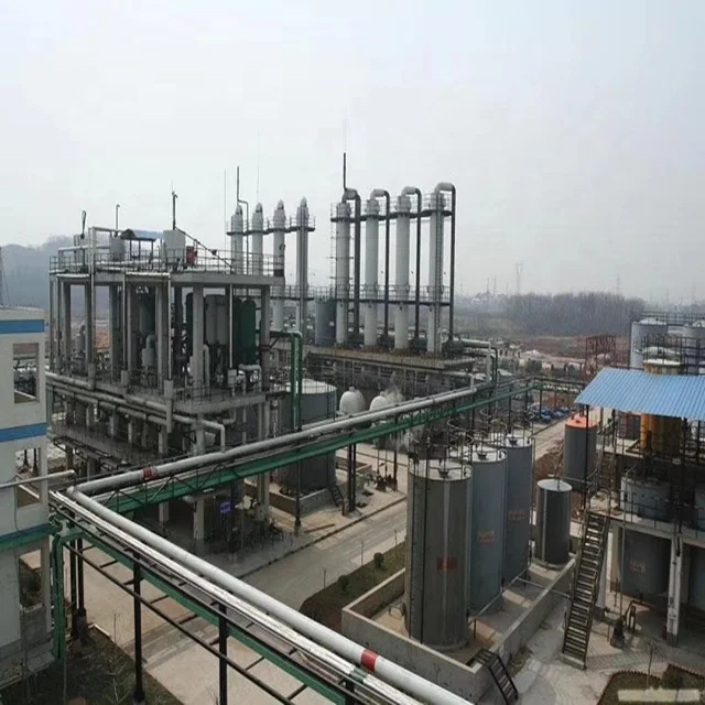 50Tons continuous tyre oil refinery machine to distill 350ppm low sulphur diesel