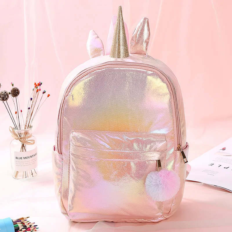
Rainbow Pu Unicorn Teens Backpack School Bags with Unicorn Wholesale School Bags for Girls Backpack to Girls Backpacks Bag 