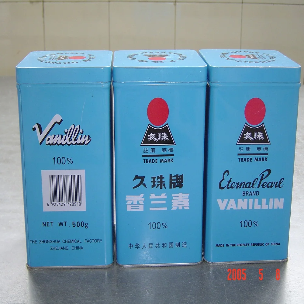 Wholesale food additive vanillin powder food grade  CAS 121-32-4