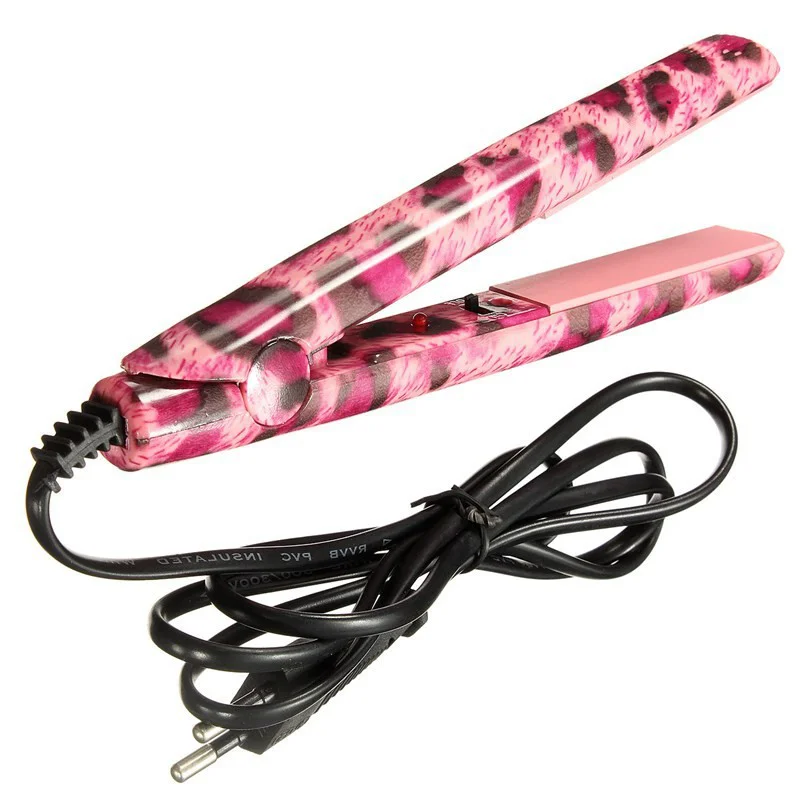 Fashion Professional  titanium crystal bling steam titanium flat irons hair straightener with private label