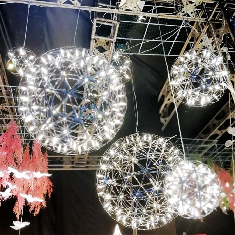 LED fire ball pendent lamp for event weddings Decoration
