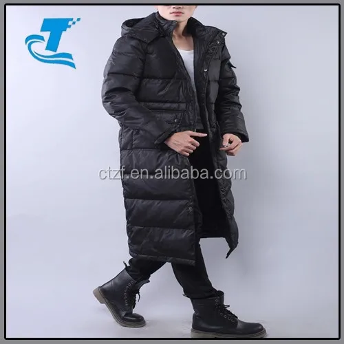 
Newest Fashion Winter Foldable Hood Ultralight Long eider down jacket 