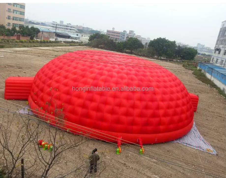 professional portable outdoor inflatable clear dome tent for camping