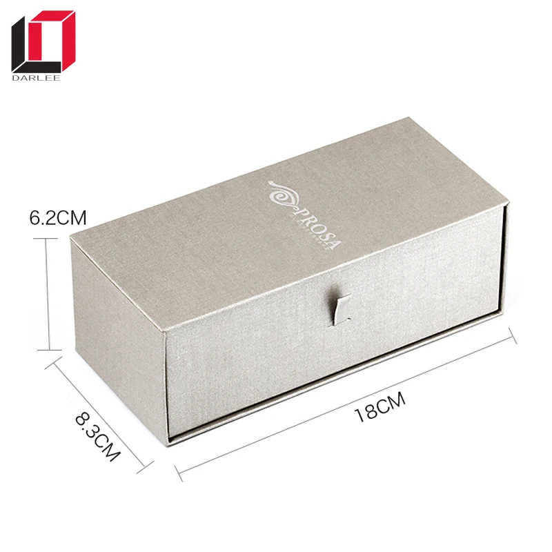 Luxury drawer shape cardboard paper sunglasses case box with custom logo